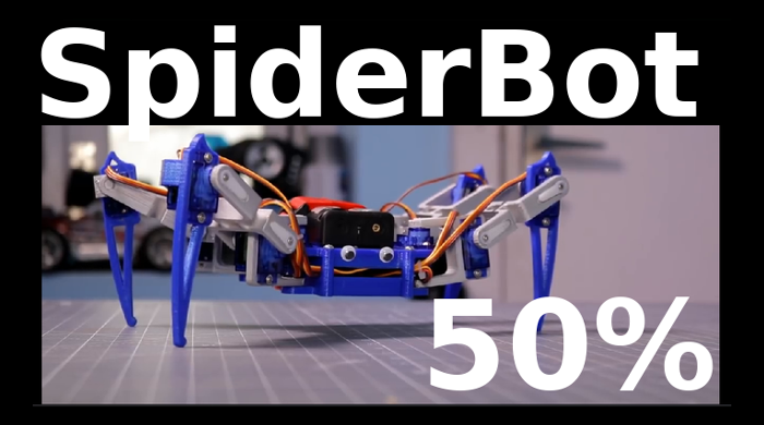 SpiderBot50%